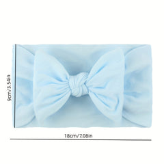 Cartoon Bow Nylon Headband Hair Accessories for Baby Girls