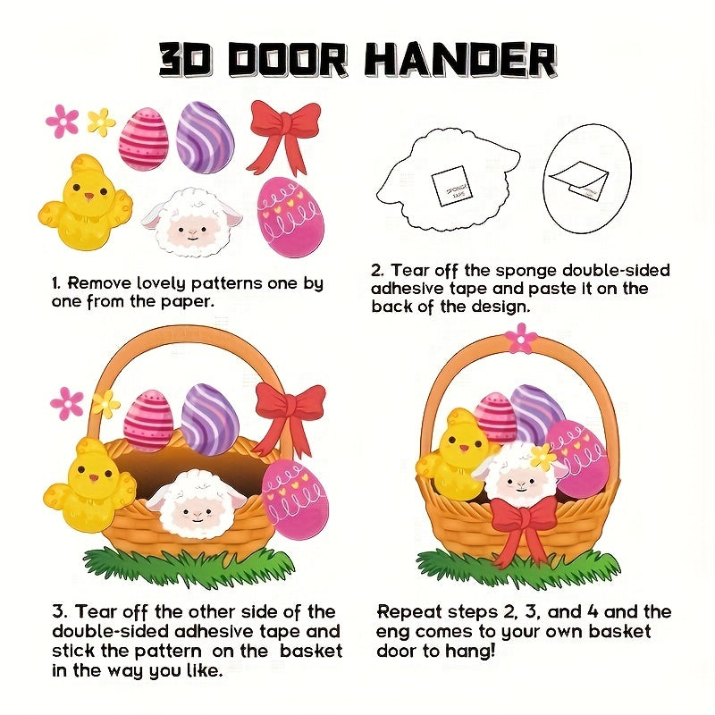 Children's Room Easter Eggs DIY Wall Sticker