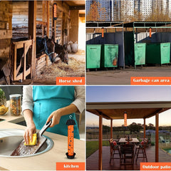Outdoor Fruit Fly Traps | Indoor Fly Catcher Gnat Mosquito Sticky Fly Trap