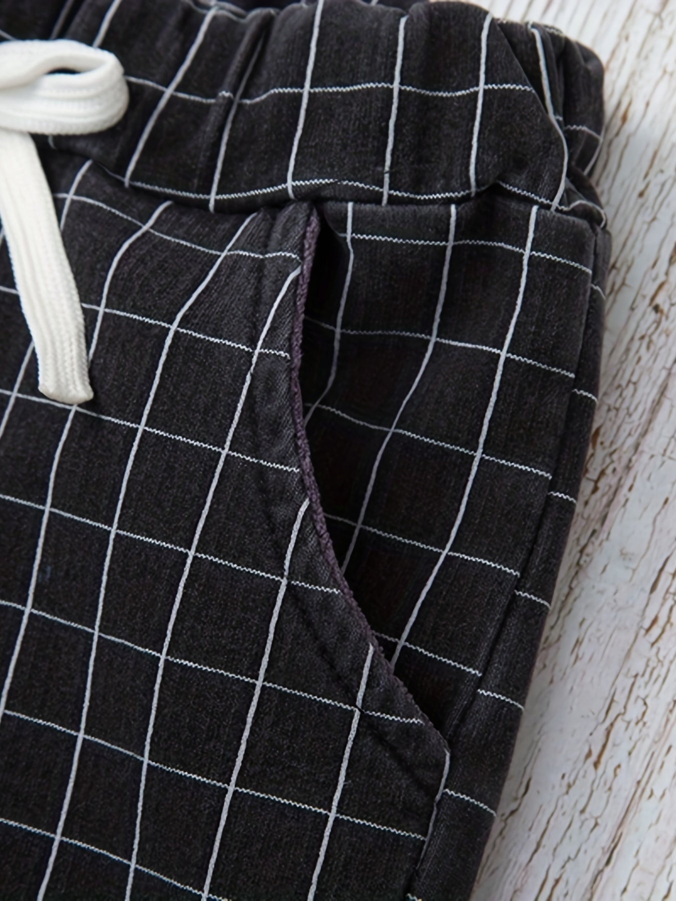Plaid Joggers Pants Baby Girls Trousers
