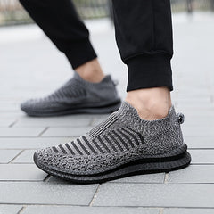 Men's Lightweight Slip-On Running Shoes Breathable Casual Sneakers