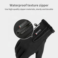 Warm Winter Gloves for Men and Women - Windproof Touchscreen Cycling