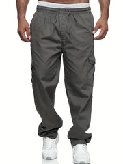 Men's Cargo Pants Relaxed Fit Overalls with Pockets