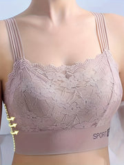Lace Wireless Bra Breathable Trim Lingerie