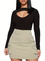Long Sleeve Shaping Bodysuit Tummy Control Slimming Body Shaper