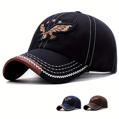 Men's Eagle Embroidery Baseball Cap Peaked Cap