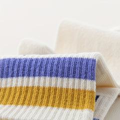 5pairs Hiking Socks Sports Sweat Absorbing Casual Socks Kids 8 12 Years