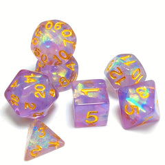 7pcs Resin Dice Set for Role Playing Board Game