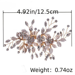 Golden Flower Hairclip Bridal Hairpin Wedding Hair Ornament