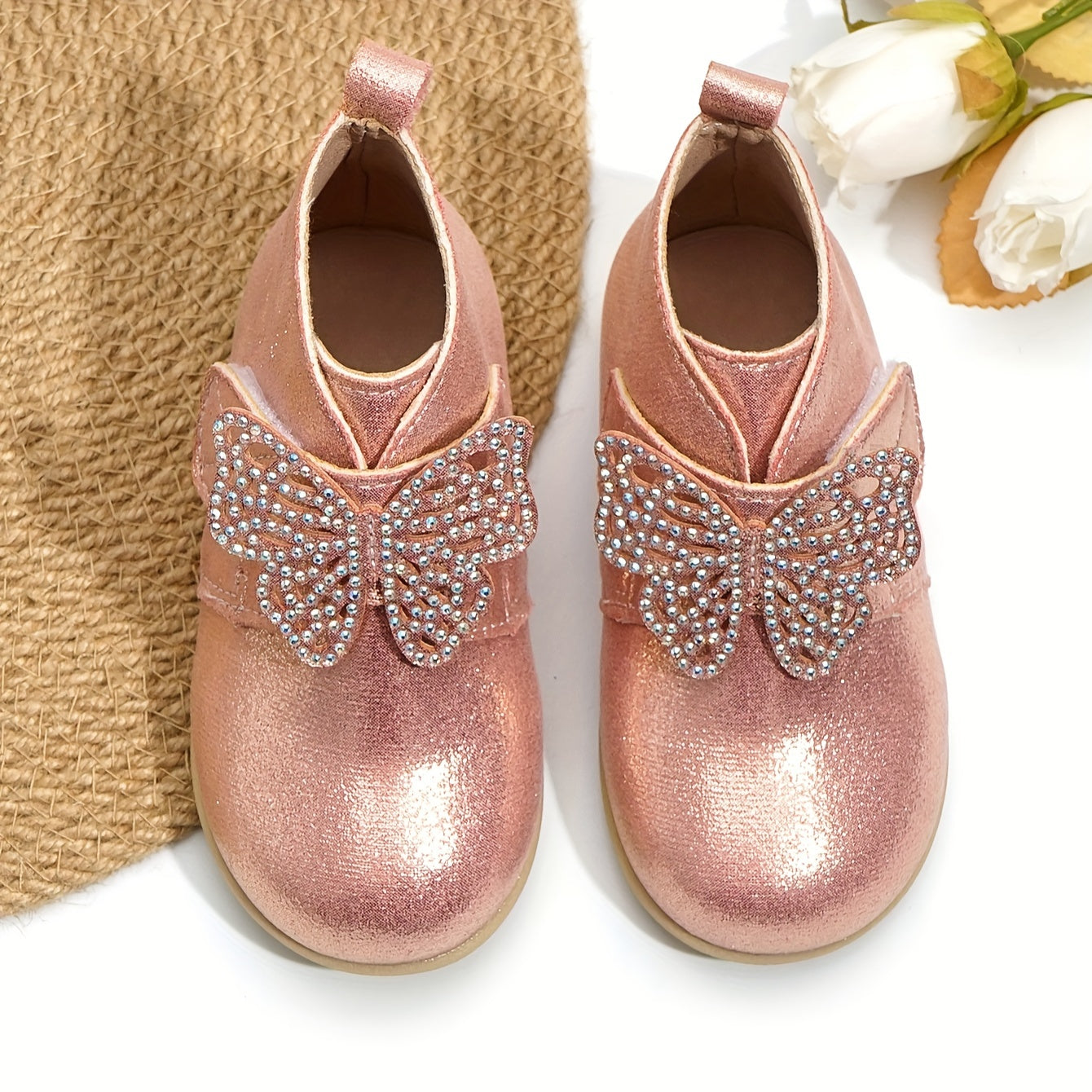 Casual Butterfly Boots For Girls Non Slip Boots For Indoor Outdoor Travel