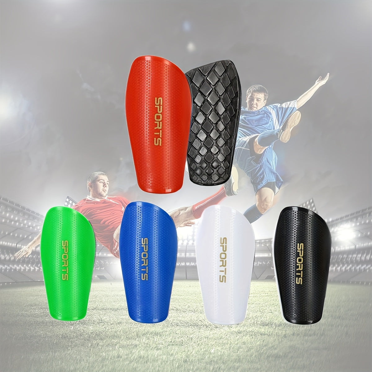 Adult Soccer Leg Pads Knee Shin Guards Protective Gear for Football Basketball