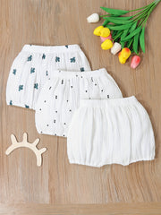 3pcs Graphic Baby Boy's Shorts Bread Casual Comfy Pants