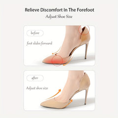 High Heel Forefoot Pads - Non-slip, Sweat-absorbing Foam