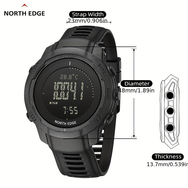 Sports Smart Watch Altimeter Barometer Compass WR50M