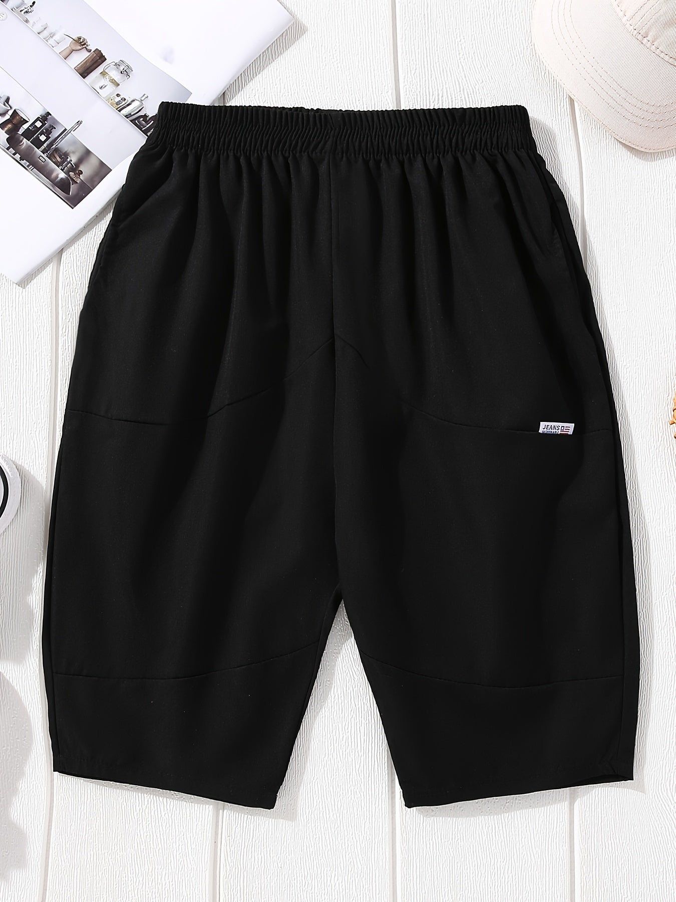 Boys Summer Shorts Loose Elastic Waist with Pockets