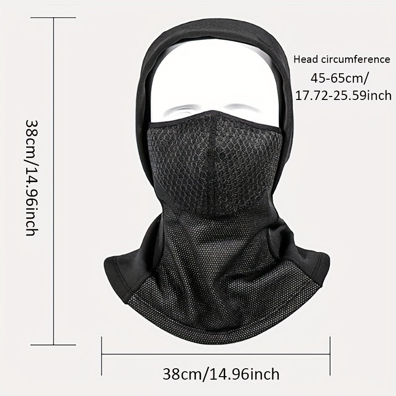 Thermal Waterproof Face Mask Winter Cycling Helmet Liner Polar Fleece Warm Mask