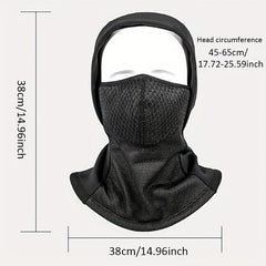 Thermal Waterproof Face Mask Winter Cycling Helmet Liner Polar Fleece Warm Mask