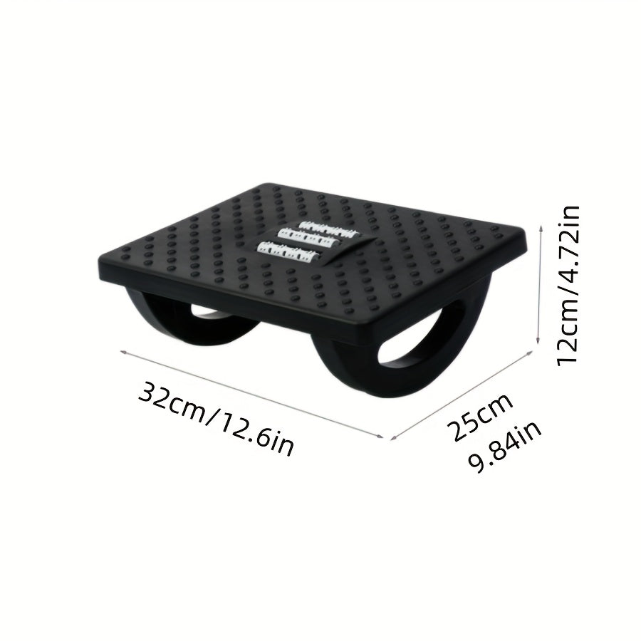 Massageable Rockable Footstool Under Table Non-slip Adult Footrest