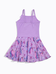 Cartoon Pony Graphic Cami Tulle Tutu Ballet Dance Dress