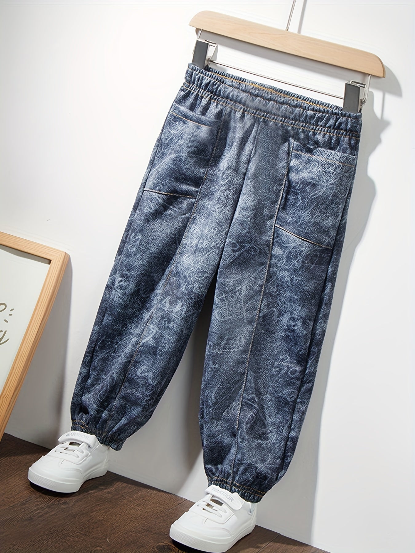 Boys Casual Denim Pants with Pocket for Spring and Autumn