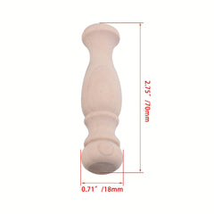 20pcs Decorative Wood Spindles for House Furniture 7 1 H 84