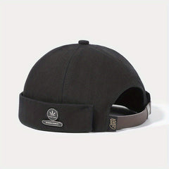 Maple Leaf Iron Label Beret Spring Autumn Hat Beanie