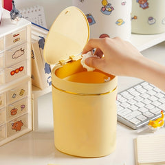 Desktop Flip Trash Can Office Home Living Room Student Dormitory Dustpro