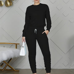 Casual Two Piece Set Long Sleeve Pantsuit