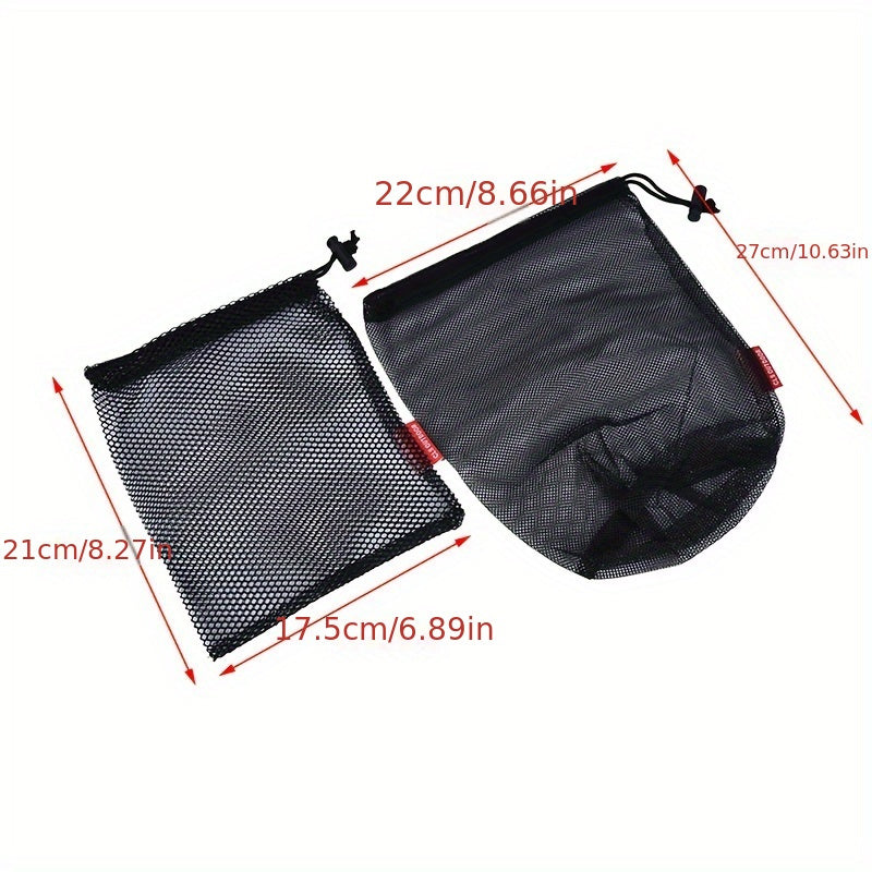 Nylon Mesh Drawstring Bag for Cooking Utensils