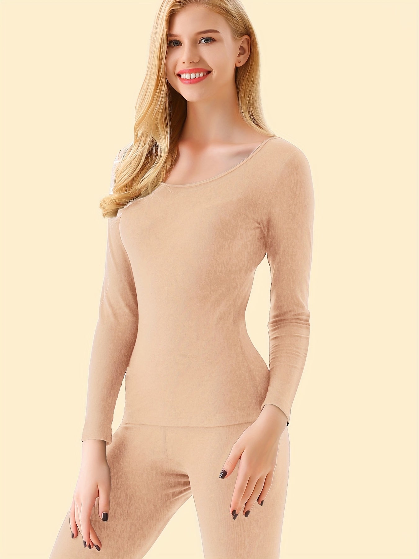 Soft Thermal Underwear Long Sleeve Top
