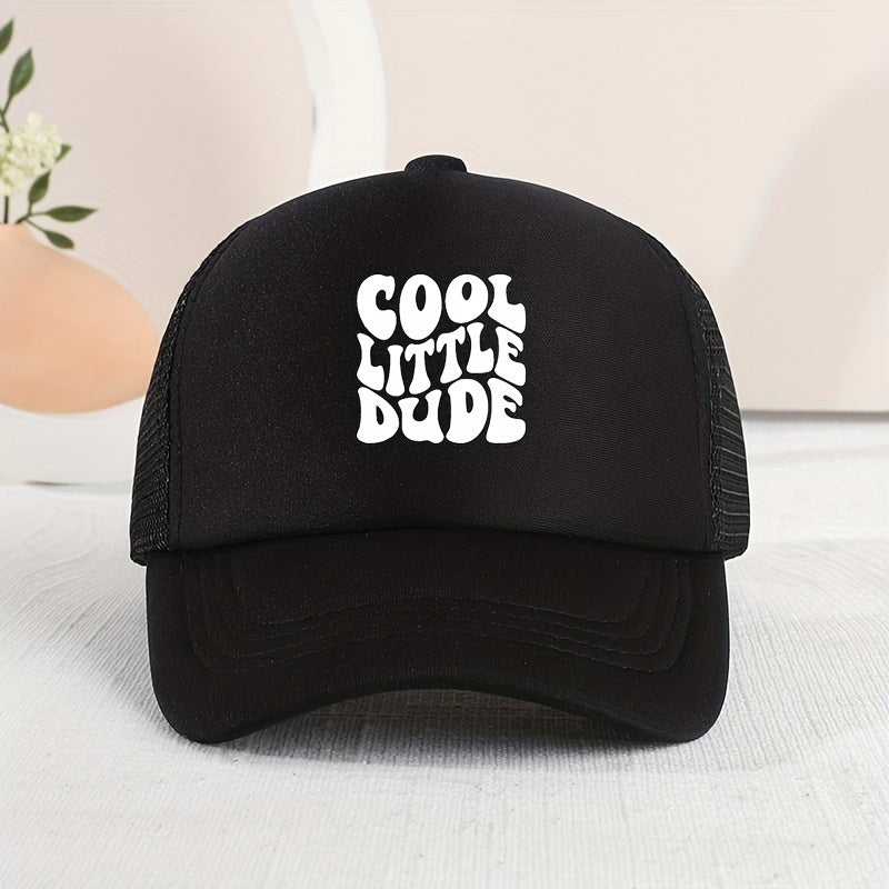 LITTLE DUDE Mesh Stitching Cap Sun Protection Comfortable