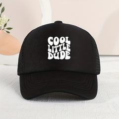 LITTLE DUDE Mesh Stitching Cap Sun Protection Comfortable