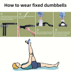 Adjustable Dumbbell Ankle Strap Leg Trainer