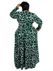 Women's Graphic Print Crop Top & Wide Leg Pants 2pcs Set