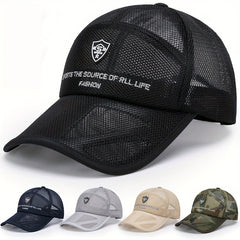 Mesh Breathable Sunscreen Baseball Cap for Outdoor Fishing