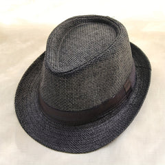 Cuffed Straw Hat Outdoor Sunshade Casual Top Hat
