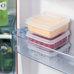 2pcs Fresh Keeping Storage Boxes for Cheese Butter Onions Ginger Garlic