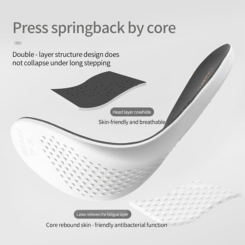 Sports Orthopedic Insoles Soft Elastic Breathable Running Men Women Insoles