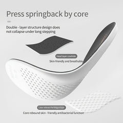 Sports Orthopedic Insoles Soft Elastic Breathable Running Men Women Insoles