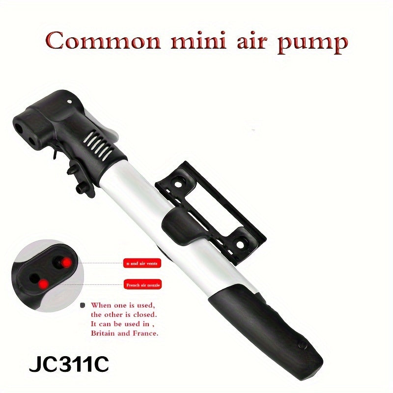 Mini High Pressure Inflator for Ball Sports and Bicycle