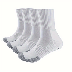 4 Pairs Cotton Socks for Mountaineering & Running