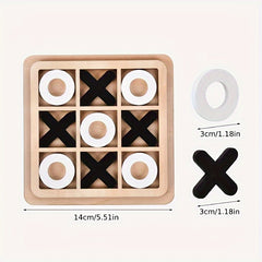 Solid Wooden Board Game for Backyard Fun