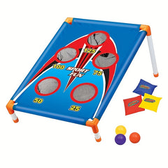 Cornhole Bag Toss Game 6 Bags & 3 Balls Easy Storage