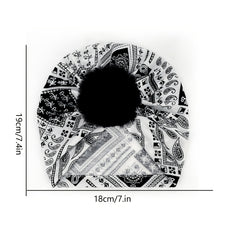 Weight Printed Striped Baby Turban Hat For Four Seasons