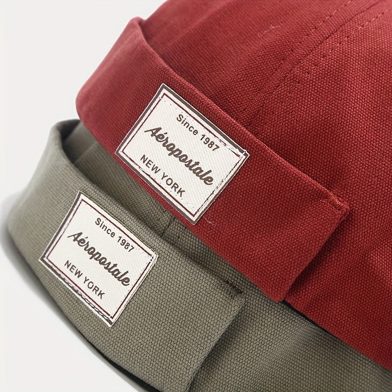 Men's Vintage Beanie Hat Hip Hop Landlord Melon Hat