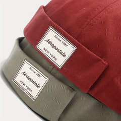 Men's Vintage Beanie Hat Hip Hop Landlord Melon Hat