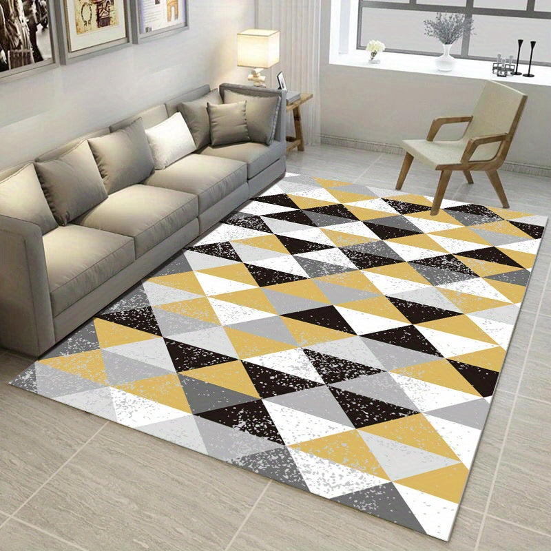 Modern Stylish Area Rug Soft & Comfortable Non Slip Carpet for Living Room