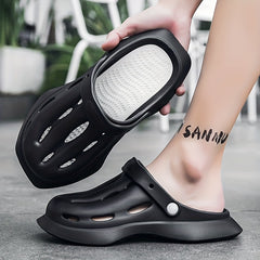 Men's Lightweight Comfy Clogs Non Slip Garden Shoes Summer