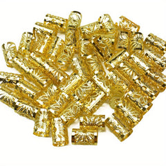 100pcs Hair Hollow Beads Dreadlocks Afro Beard Beads Hair Jewelry
