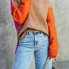 Turtle Neck Pullover Sweater for Women